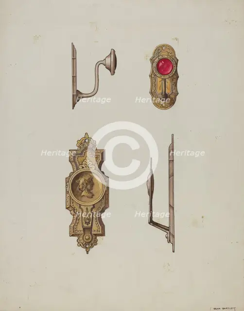 Brackets, c. 1937. Creator: Dana Bartlett.