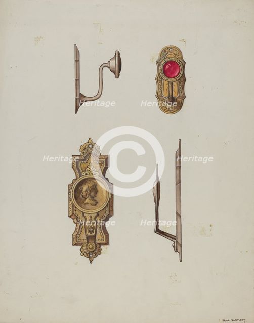 Brackets, c. 1937. Creator: Dana Bartlett.