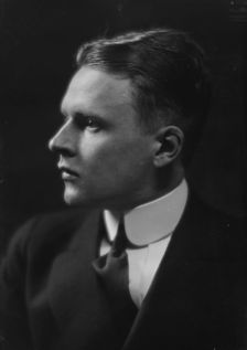 Brackett, Charles W., Mr., portrait photograph, 1915. Creator: Arnold Genthe