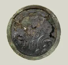 Bracteate, Frankish, 6th-7th century. Creator: Unknown