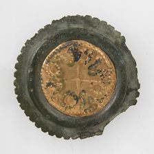 Bracteate, Frankish, 6th-7th century. Creator: Unknown