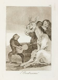 Brabisimo!; Los Caprichos, pl.31, 1799. Creator: Francisco Goya