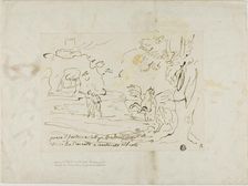 Bradamante Bewitches and Chains Atlanta near the Fortress, n.d. Creator: Unknown