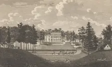 Bradborne, near Sevenoke, in the County of Kent, from Edward Hasted's, The History and ..., 1777-90. Creator: Richard Bernard Godfrey