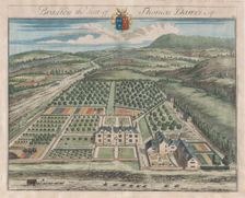 Bradley, The Seat of Thomas Dawes, [1712] reissued 1768. Creator: Johannes Kip