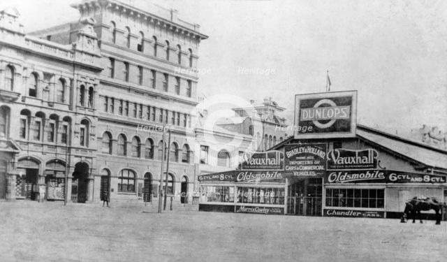 Bradley and Holland (importers of cars and commercial vehicles..., Brisbane, Queensland, 1909. Creator: Unknown.