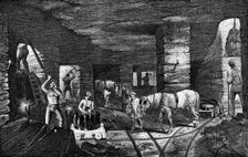 Bradley coal mine, near Bilston, 1886