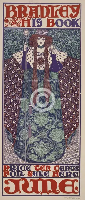 Bradley his book..., c1896. Creator: William H Bradley.