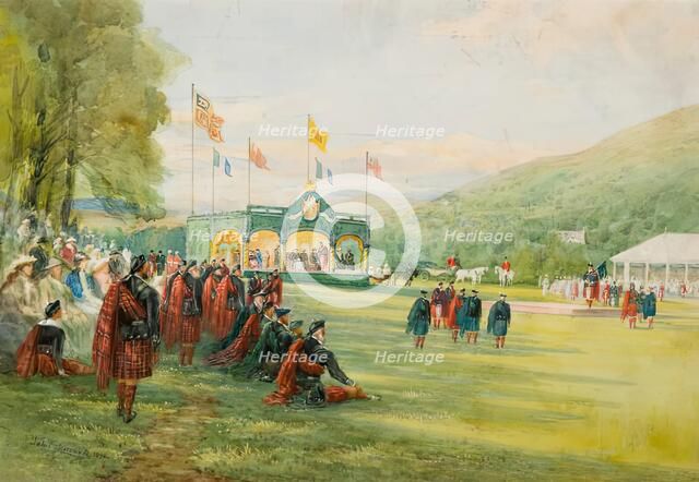Braemar Highland Games, 1898. Creator: John Mitchell.