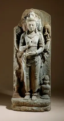 Brahma, the God of Creation, 9th century. Creator: Unknown