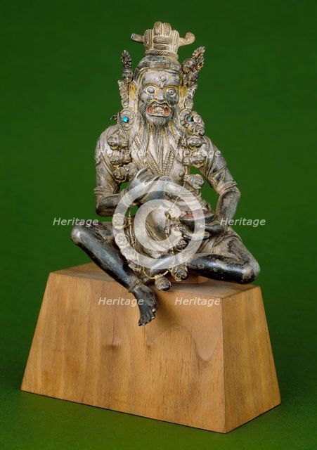 Brahmanrupa Mahakala (Tibetan: Gonpo Bramzehi), c.15th century. Creator: Unknown.