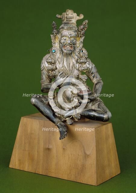 Brahmanrupa Mahakala (Tibetan: Gonpo Bramzehi), c.15th century. Creator: Unknown.