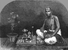 Brahmin at Prayer; Bombay and the Malabar Coast 1875. Creator: C. B. Low