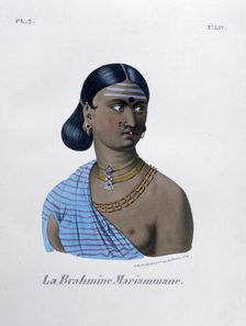Brahmin Mariamman 1828. Artist: Marlet et Cie