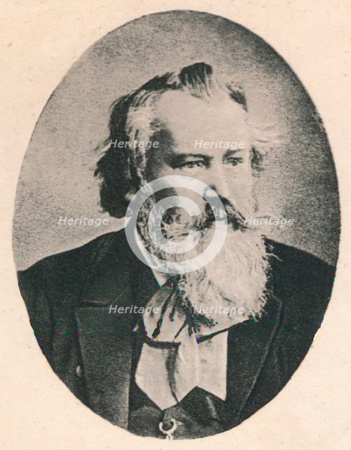 'Brahms.', 1893, (1895). Artist: Charles Olivier de Penne.