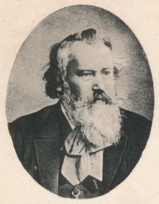 Brahms. 1893, (1895). Artist: Charles Olivier de Penne