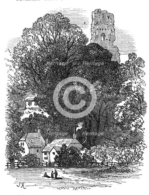 Bramber Castle, Sussex, 1872. Creator: Unknown.