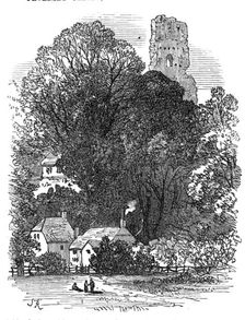 Bramber Castle, Sussex, 1872. Creator: Unknown