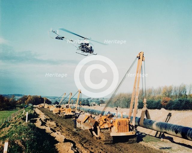 Brampton Gas Pipeline, Cumbria, 07/1975. Creator: John Laing plc.