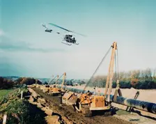 Brampton Gas Pipeline, Cumbria, 07/1975. Creator: John Laing plc