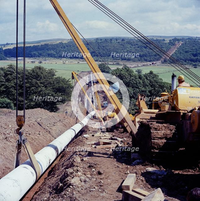 Brampton Gas Pipeline, Cumbria, 07/1975. Creator: John Laing plc.