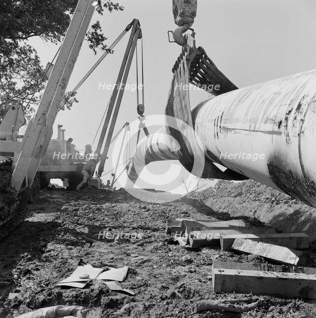 Brampton Gas Pipeline, Cumbria, 16/07/1975. Creator: John Laing plc.