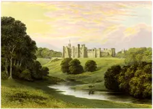 Brancepeth Castle, Lord Boyne, c1880