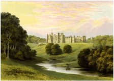 Brancepeth Castle, Lord Boyne, c1880