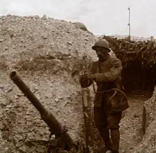 Brandt gun, c1914-c1918