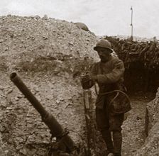 Brandt gun, c1914-c1918