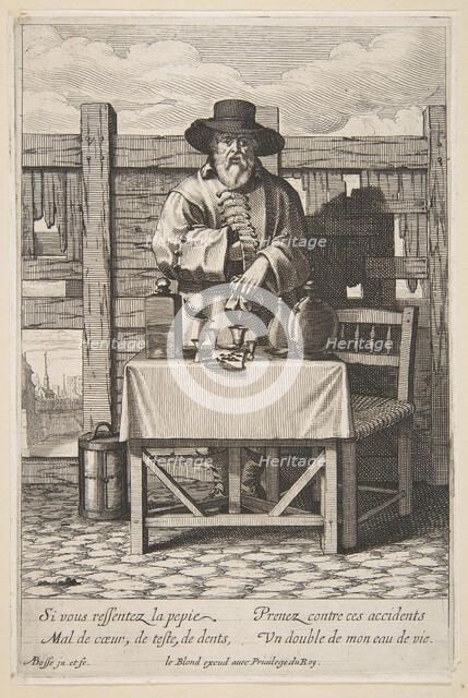 Brandy or Cure Seller, mid to late 17th century. Creator: Abraham Bosse.