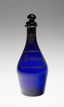 Brandy Decanter, England, c. 1806. Creator: Unknown