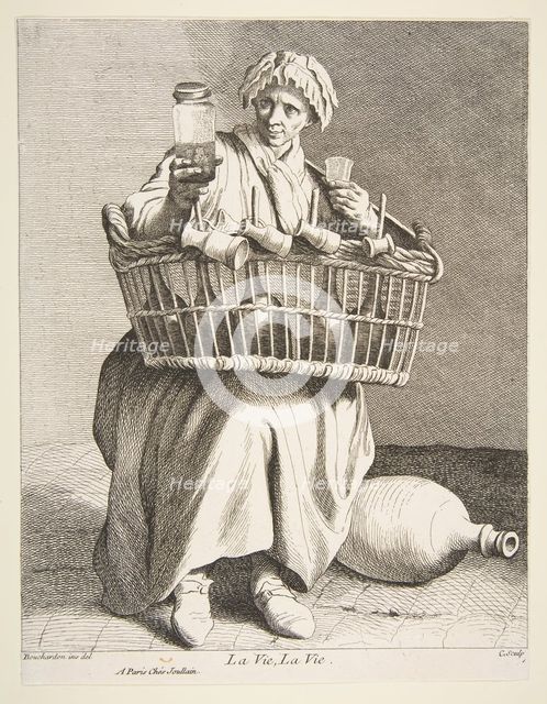 Brandy Seller, 1737. Creator: Caylus, Anne-Claude-Philippe de.