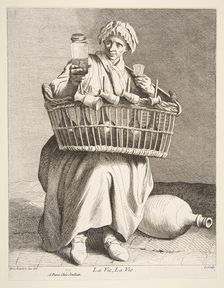 Brandy Seller, 1737. Creator: Caylus, Anne-Claude-Philippe de