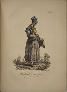 Brandy seller. From the Series "Cris de Paris" (The Cries of Paris), 1815. Creator: Vernet, Carle (1758-1836)