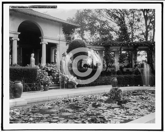 Brandegee Gardens, Forest Hills, Mass., between 1910 and 1920. Creator: Unknown.