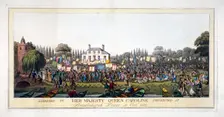 Brandenburgh House, Hammersmith, London, 1820 (1821). Artist: Anon