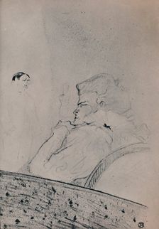 Brandes in Her Dressing Room c.1895, (1946). Artist: Henri de Toulouse-Lautrec