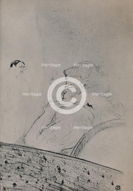 'Brandes in Her Dressing Room', c.1895, (1946). Artist: Henri de Toulouse-Lautrec.