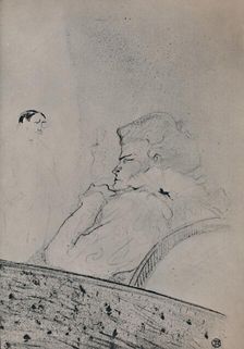 Brandes in Her Dressing Room c.1895, (1946). Artist: Henri de Toulouse-Lautrec