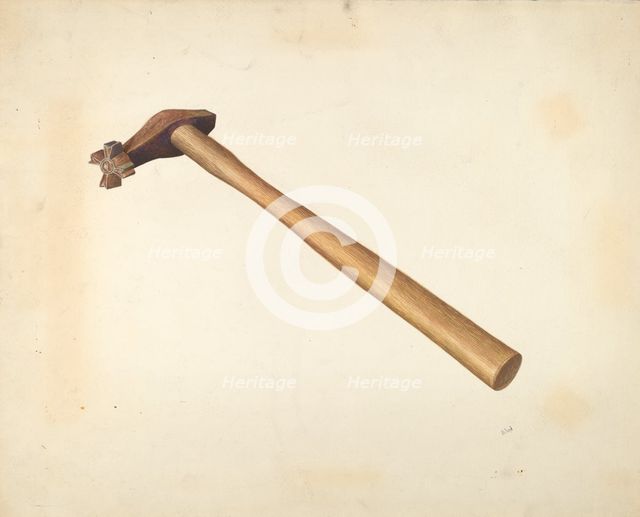 Branding Hammer, c. 1938. Creator: Joseph L. Boyd.