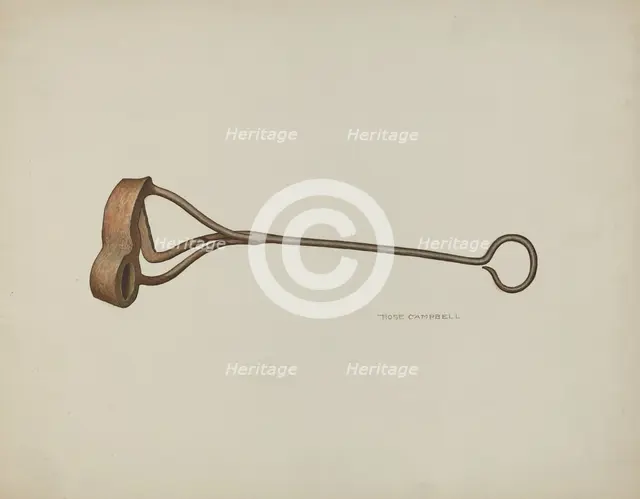 Branding Iron, 1935/1942. Creator: Rose Campbell-Gerke.