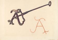 Branding Iron, 1935/1942. Creator: Elizabeth Johnson