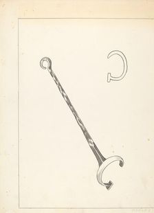 Branding Iron, c. 1936. Creator: J.Henry Marley