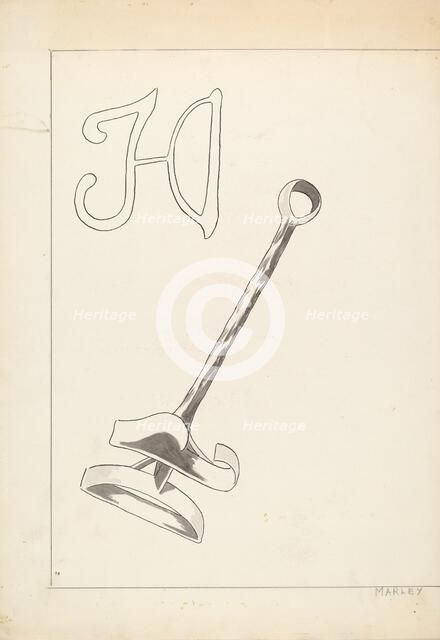 Branding Iron, c. 1936. Creator: J.Henry Marley.