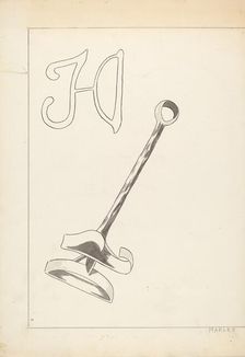 Branding Iron, c. 1936. Creator: J.Henry Marley