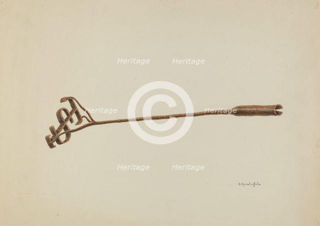 Branding Iron, c. 1941. Creator: Cornelius Christoffels.