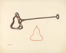 Branding Iron, c. 1942. Creator: Elizabeth Johnson