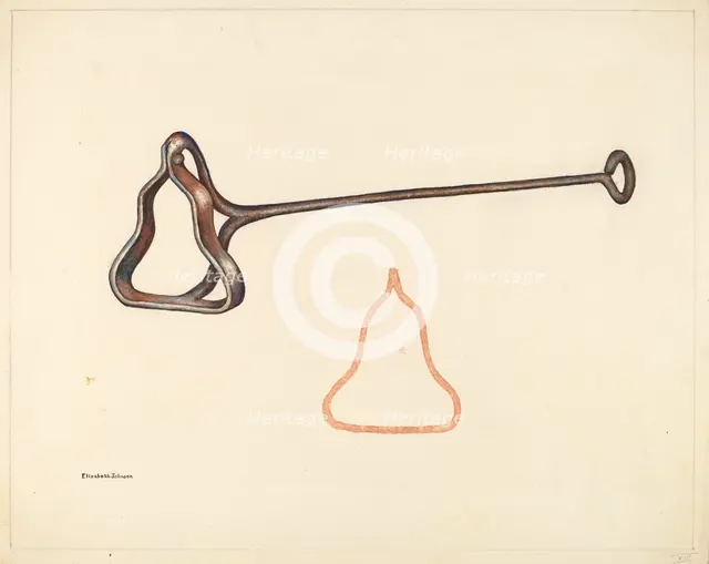 Branding Iron, c. 1942. Creator: Elizabeth Johnson.