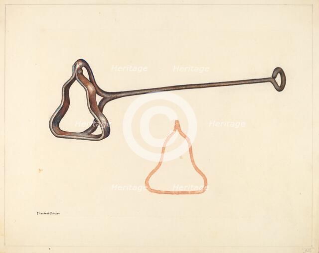 Branding Iron, c. 1942. Creator: Elizabeth Johnson.